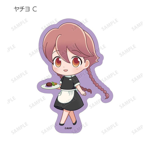 『アポカリプスホテル』トレーディング ちびキャラ ホテルモントレ制服&モーニングスタッフver. ダイカットステッカー(単位/BOX)